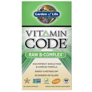 Garden of Life Vitamin Code Raw B Complex 120 vegcaps