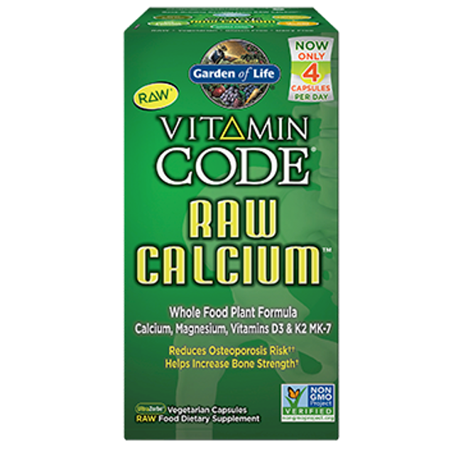 Garden of Life Vitamin Code Raw Calcium 120 vegcaps