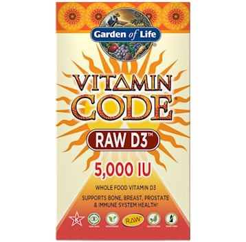 Garden of Life Vitamin Code Raw D3 5000 60 caps