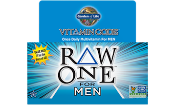 Garden of Life Vitamin Code Raw One for Men 75 vegcaps