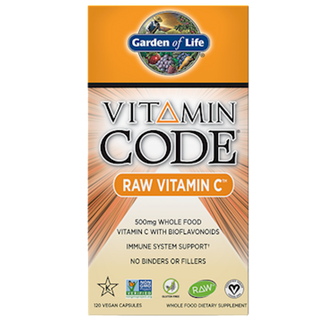 Garden of Life Vitamin Code Raw Vitamin C 120 vegcaps