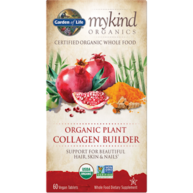Garden of Life mykind Organic Plant Coll Build 60 tabs