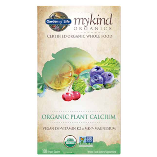 Garden of Life mykind Organics Plant Calcium 180 tabs