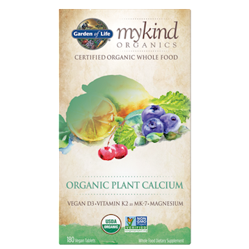 Garden of Life mykind Organics Plant Calcium 180 tabs