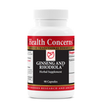 Health Concerns Ginseng and Rhodiola 90 tabs