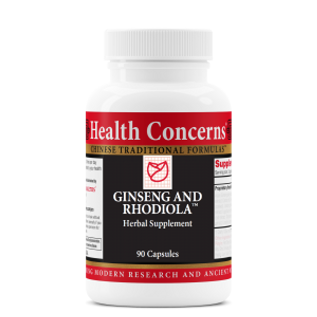 Health Concerns Ginseng and Rhodiola 90 tabs