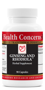 Health Concerns Ginseng and Rhodiola 90 tabs