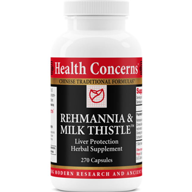 Health Concerns Rehmannia And Milk Thistle 270 caps