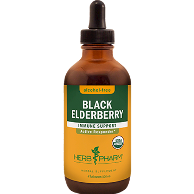 Herb Pharm Black Elderberry Alcohol-Free 4 oz