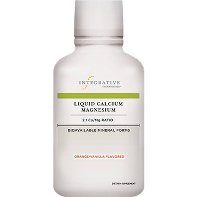 Integrative Therapeutics Liquid Calcium Magnesium 2:1 Orange 16oz