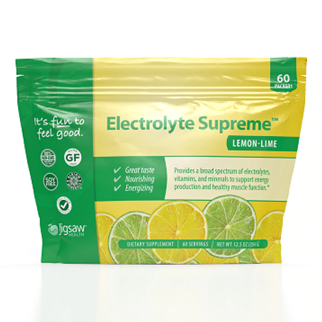 Jigsaw Health Electrolyte Supreme Lemon Lime 60 packs