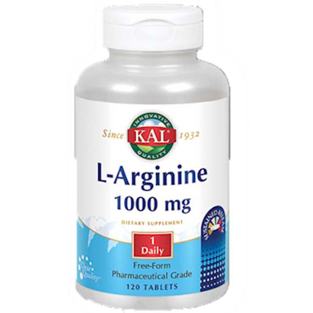 KAL L-Arginine SR 1000 mg 120 tabs