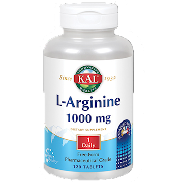 KAL L-Arginine SR 1000 mg 120 tabs