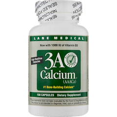 Lane Medical 3A Calcium (AAACa) 180 caps