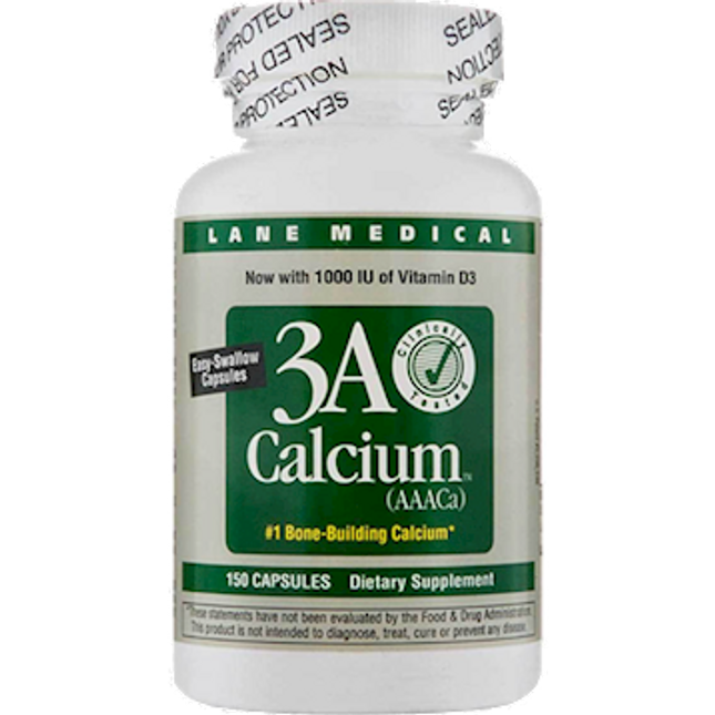 Lane Medical 3A Calcium (AAACa) 180 caps
