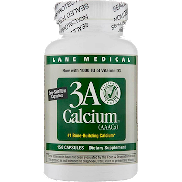 Lane Medical 3A Calcium (AAACa) 180 caps