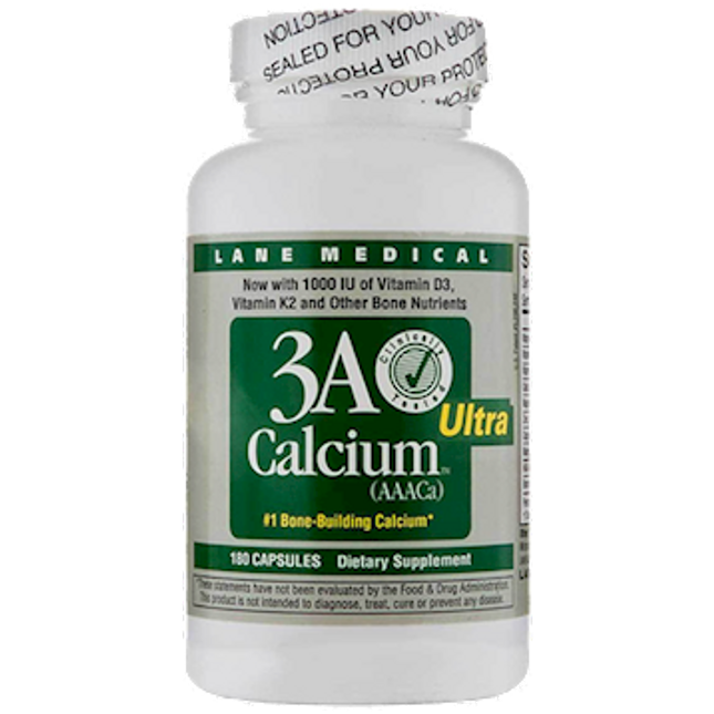 Lane Medical 3A Calcium Ultra 180 Caps