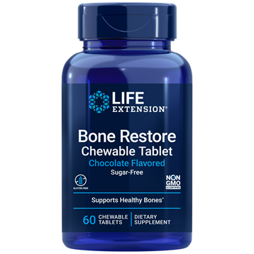 Life Extension Bone Restore Choc SF 60 chewtabs