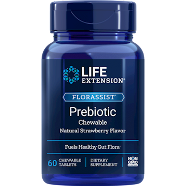 Life Extension FLORASSIST Prebiotic Chewable 60 tabs