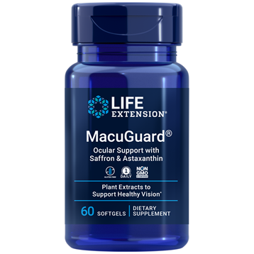 Life Extension MacuGuard w/ Saff & Astax 60 softgels