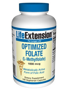 Life Extension Optimized Folate 1000mcg 100vcaps