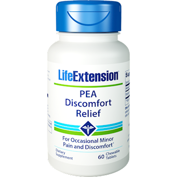 Life Extension PEA Discomfort Relief 60 chew tabs