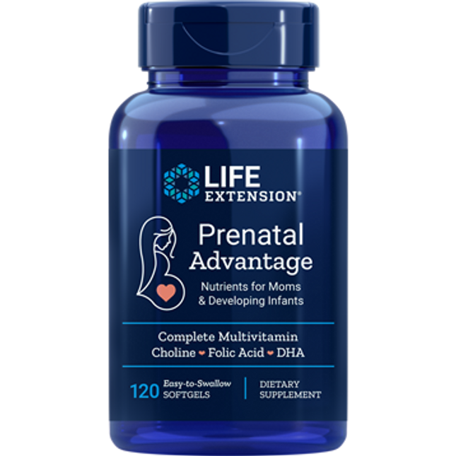 Life Extension Prenatal Advantage 120 Softgels
