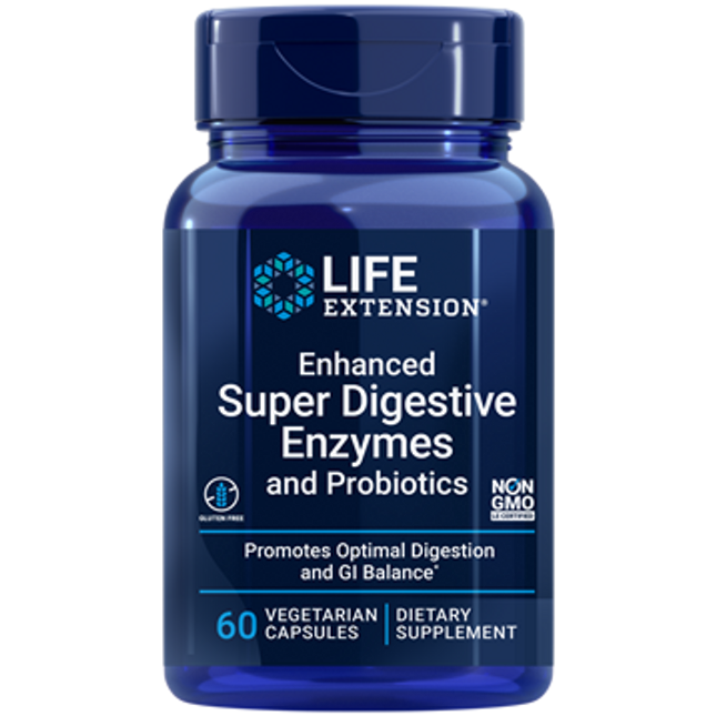 Life Extension Super Digestive Enzymes w/Pro 60 caps