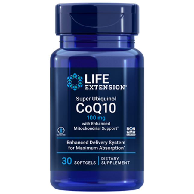 Life Extension Super Ubiq CoQ10 MitoSupp 100mg 30 sgels