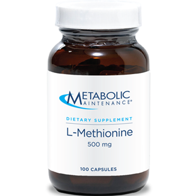 Metabolic Maintenance L-Methionine 500 mg 100 caps