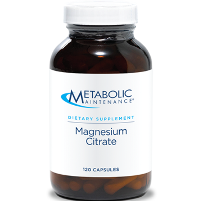 Metabolic Maintenance Magnesium Citrate 120 caps