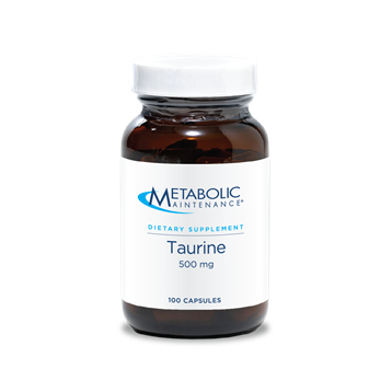 Metabolic Maintenance Taurine 500 mg 100 caps