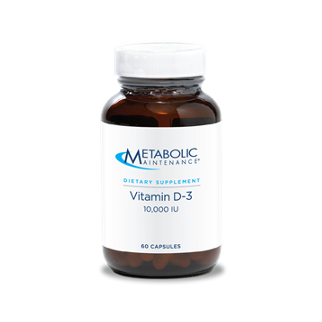 Metabolic Maintenance Vitamin D3 10000 IU 60 vcaps