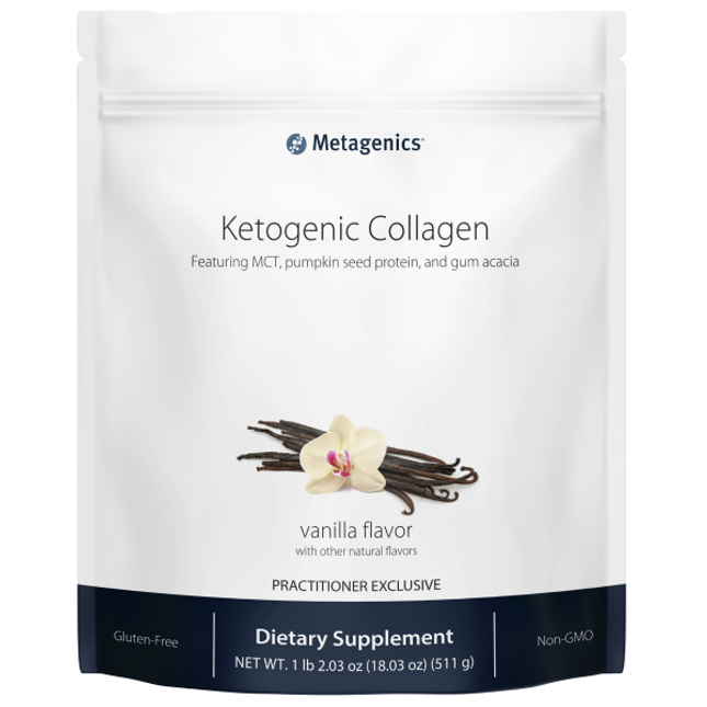 Metagenics Ketogenic Collagen Shake Vanilla - 14 servings