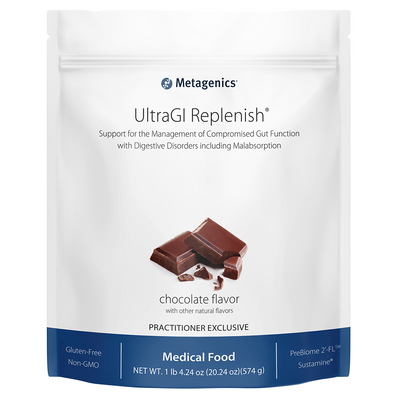 Metagenics UltraGI Replenish Chocolate 30 serving pouch