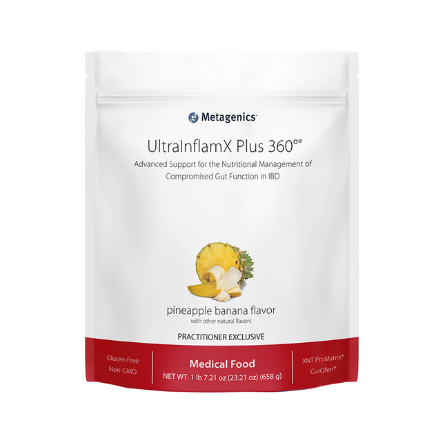 Metagenics UltraInflamX Plus 360o Pineapple Banana - 14 servings