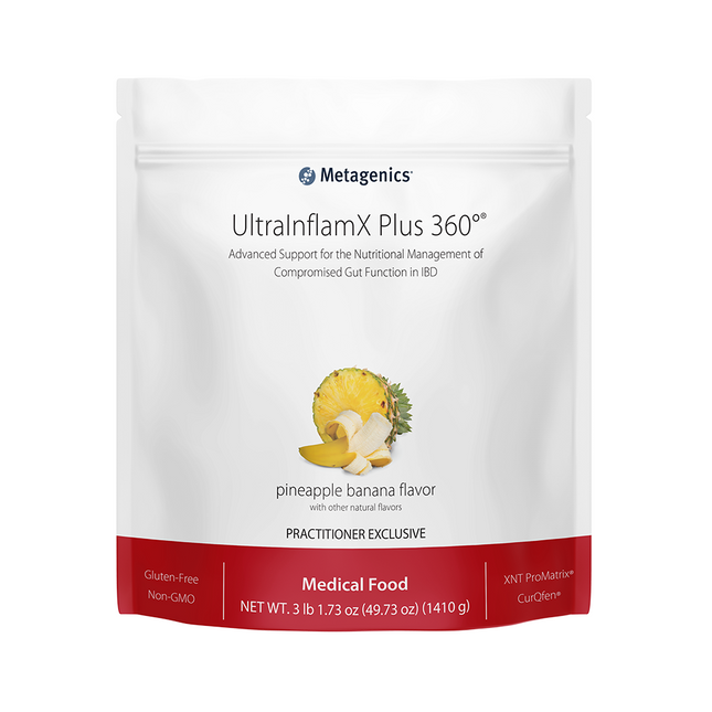 Metagenics UltraInflamX Plus 360o PineappleBanana 30 servings