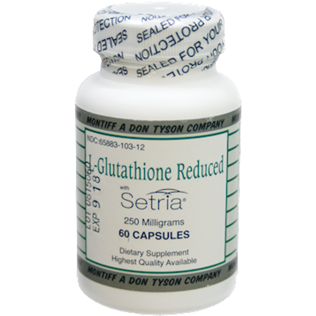 Montiff L-Glutathione Reduced 250 mg 60 caps