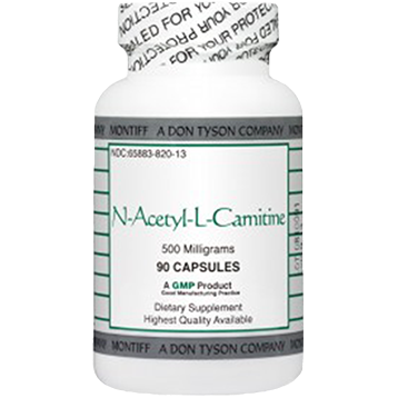 Montiff N-Acetyl-L-Carnitine 500 mg 90 caps