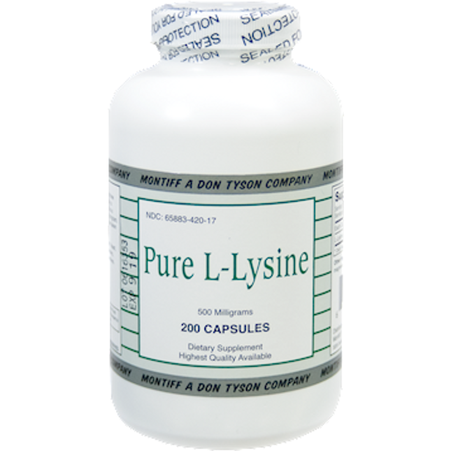 Montiff Pure L-Lysine 500 mg 200 caps