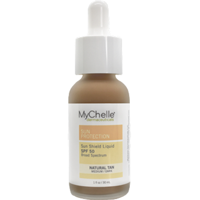 Mychelle Dermaceuticals-Sun Shield Liq Tint SPF 50 Tan 1 fl oz