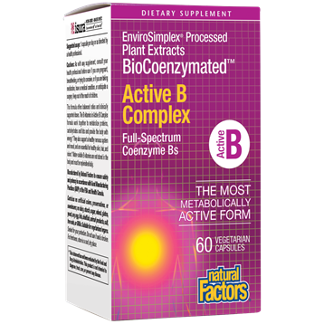 Natural Factors Biocoenzymated Active B Comp 60 vegcaps