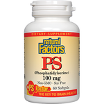 Natural Factors PS (phosphatidylserine) 100 mg 60 gels