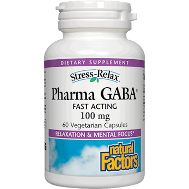 Natural Factors Pharma Gaba 100 mg 60 vegcaps