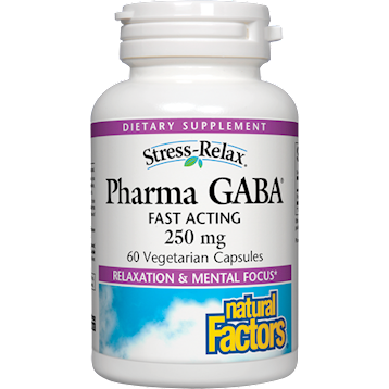 Natural Factors Pharma Gaba 250 mg 60 vegcaps