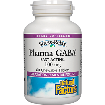 Natural Factors PharmaGABA 60 chew