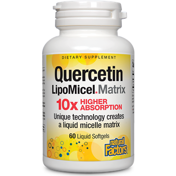 Natural Factors Quercetin LipoMicel Matrix 60 softgels