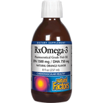 Natural Factors RxOmega 3 Orange Flavor 8 fl oz