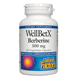 Natural Factors WellBetX Berberine 500 mg 60 vegcaps