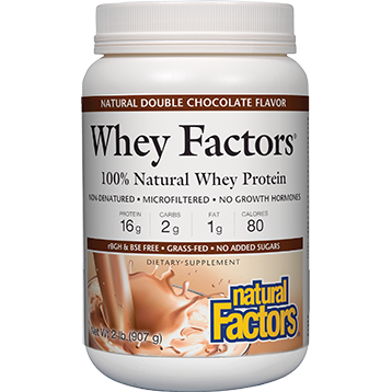 Natural Factors Whey Factors Powder Mix Choc 32 oz